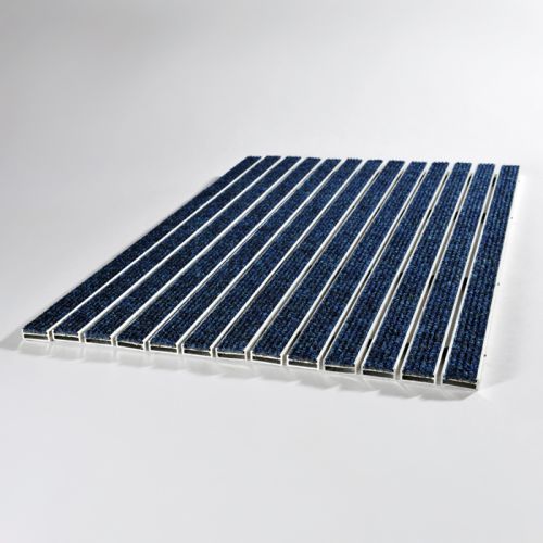 Tapis d'entrée 10R + Cadre de 13 mm  - Coloris Bleu - Taille 100cm x 100cm