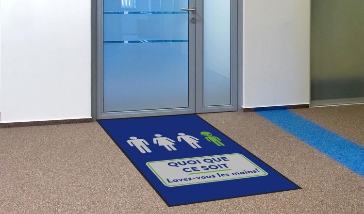 Tapis personnalisé "Quoi que ce soit"
