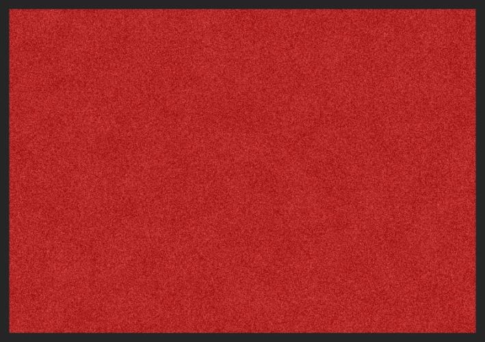 ALI QAPU - Tapis de propreté, coloris ROUGE